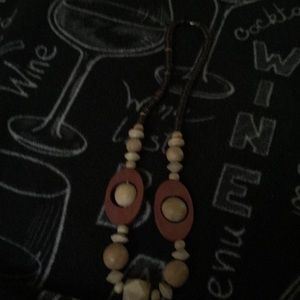 Wooden necklace